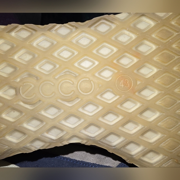 Ecco Astir Lace Up Suede Leather Sneakers Shoes Men's EU 43 or US 9 or 9.5 - Picture 9 of 13